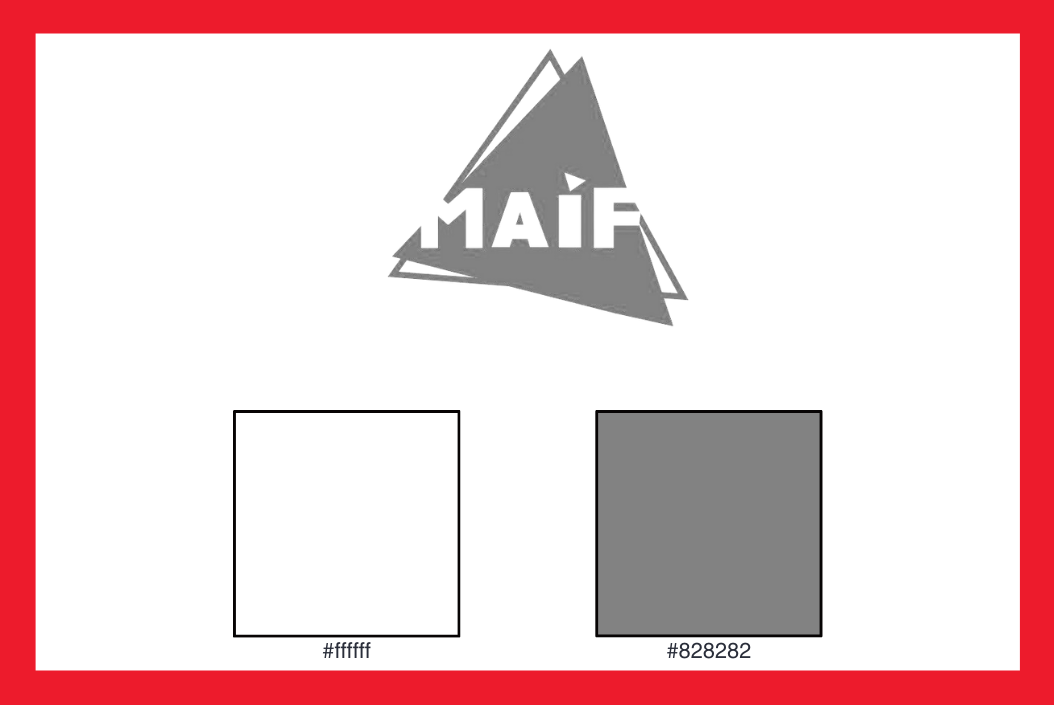 Logo en monochrome (noir et blanc)